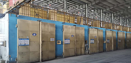 復合膜固化室固化方法